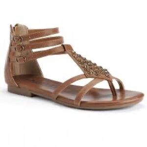 Mudd Y2K Studded Gladiator Sandals